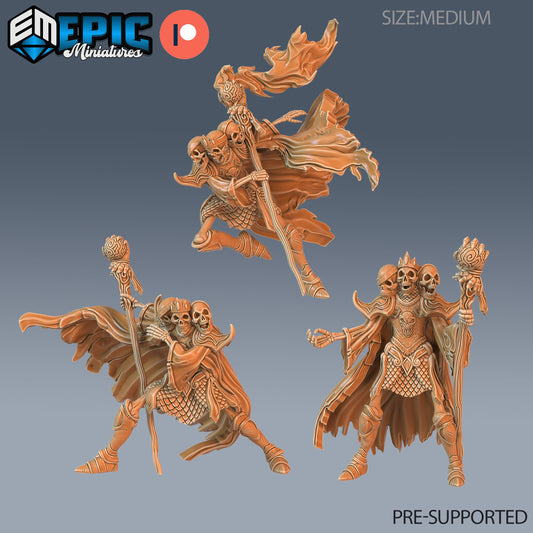 Skeleton Skull King - Epic Miniatures | #61 Haunting Catacombs