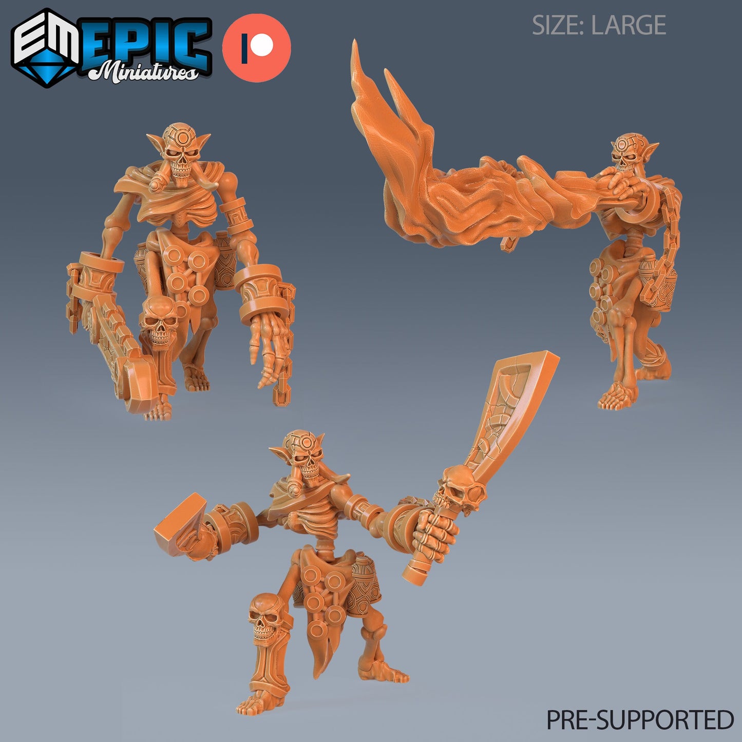 Troll Skeleton - Epic Miniatures | #61 Haunting Catacombs