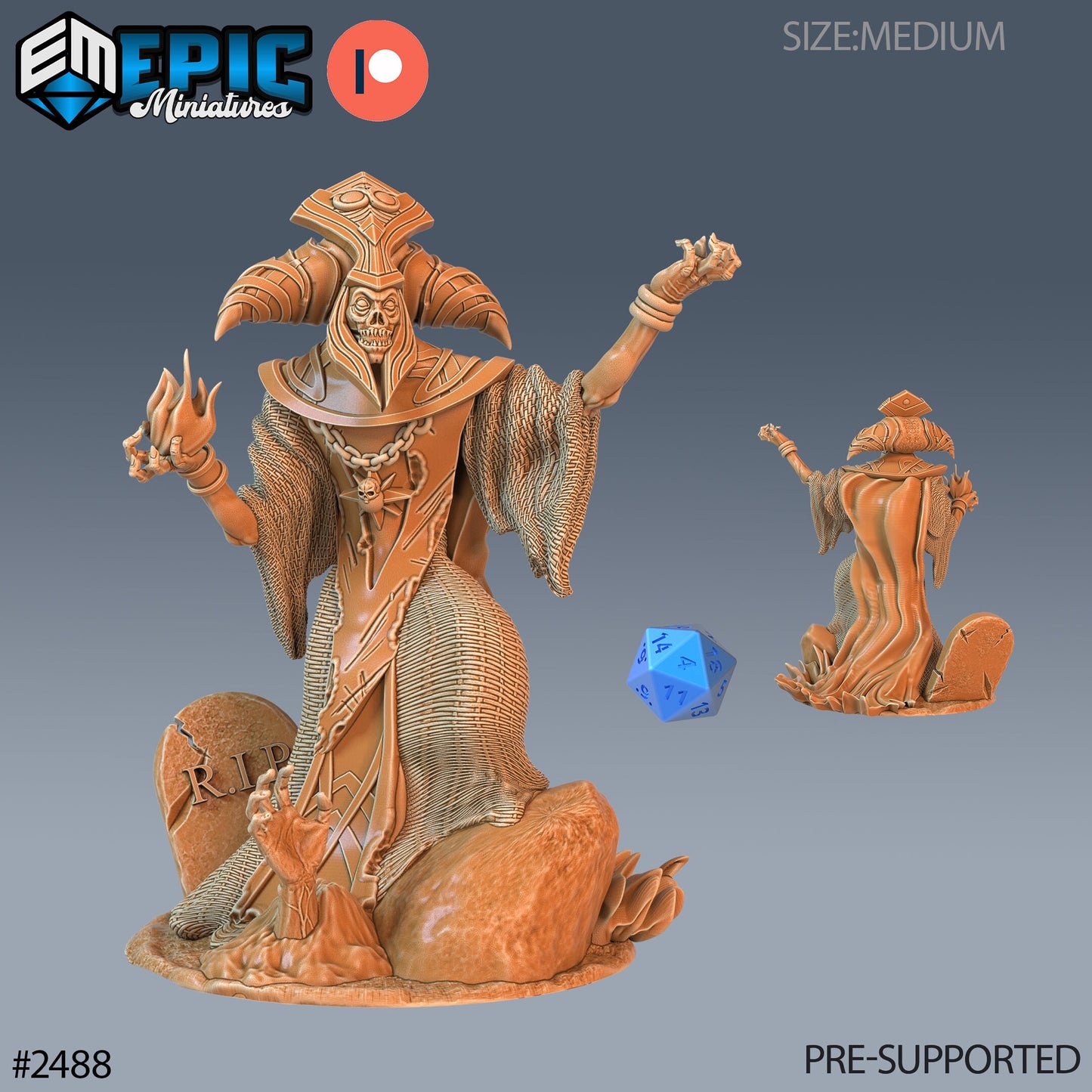 Arch Lich - Epic Miniatures | #61 Haunting Catacombs