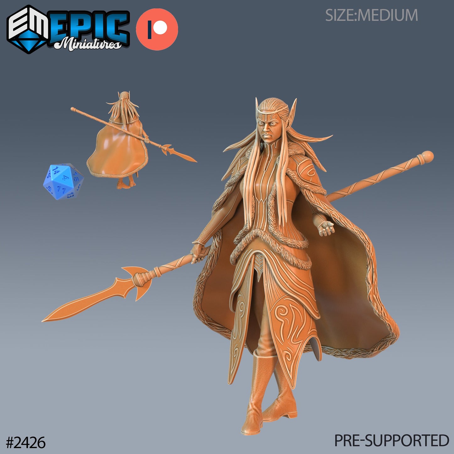 Fey Elf Winter Series - Epic Miniatures | #60 Ancient Cold
