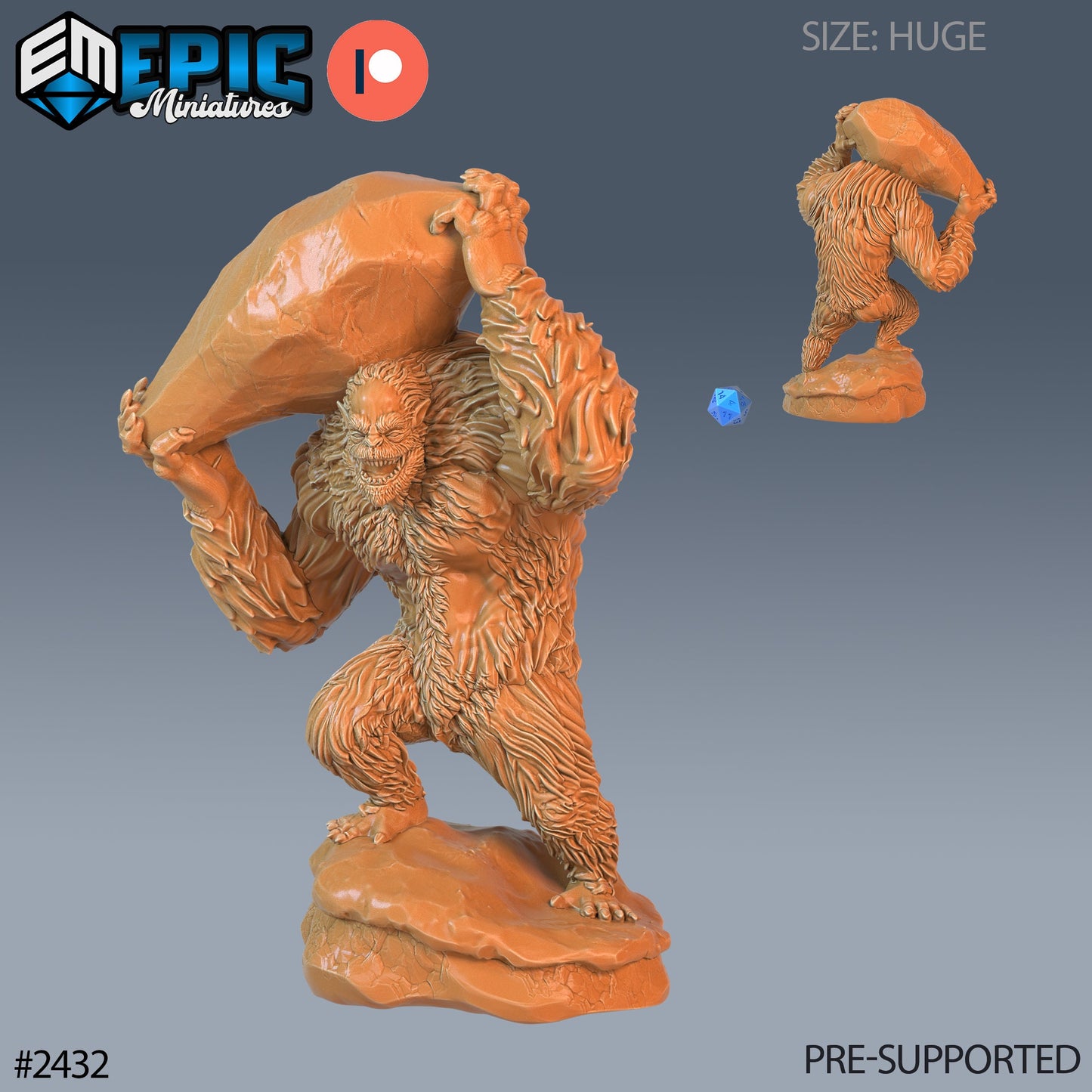 Yeti Abomination - Epic Miniatures | #60 Ancient Cold