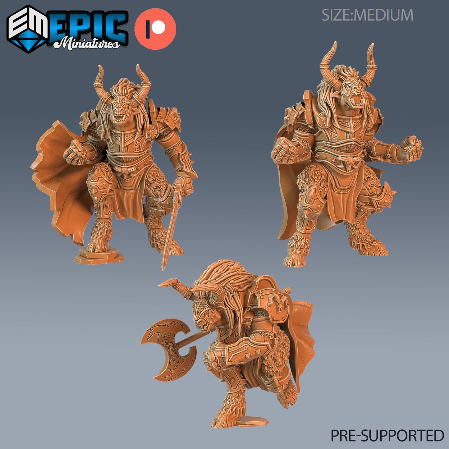 Wooly Minotaur - Epic Miniatures | #60 Ancient Cold