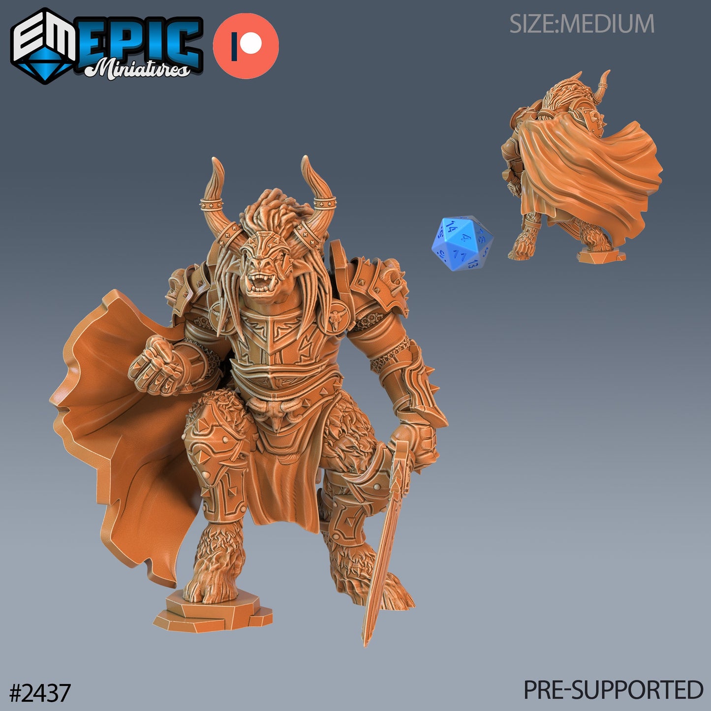 Wooly Minotaur - Epic Miniatures | #60 Ancient Cold