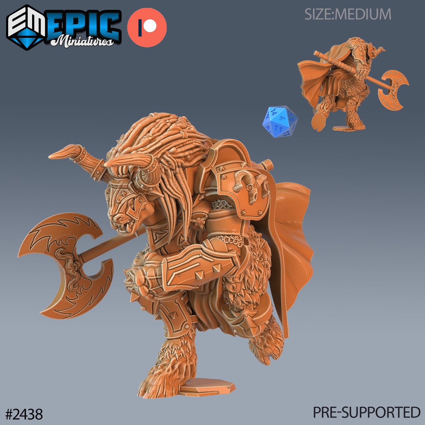 Wooly Minotaur - Epic Miniatures | #60 Ancient Cold