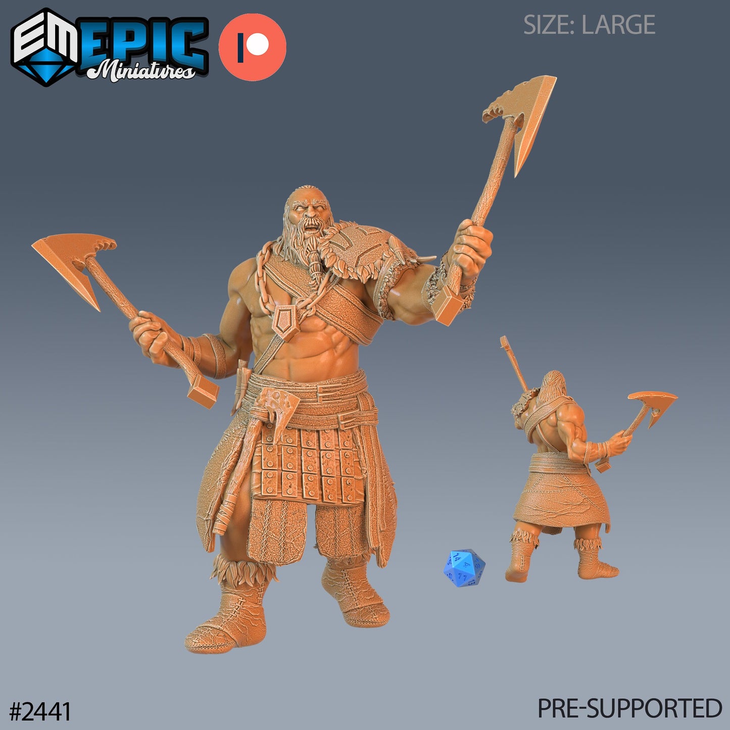 Half Frost Giant - Epic Miniatures | #60 Ancient Cold