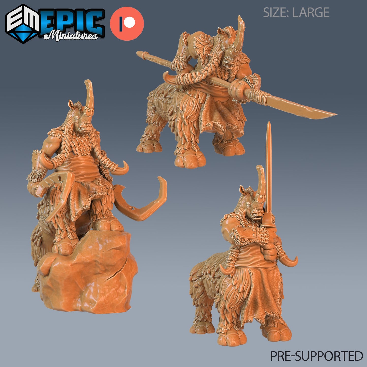 Rhino Centaur - Epic Miniatures | #60 Ancient Cold
