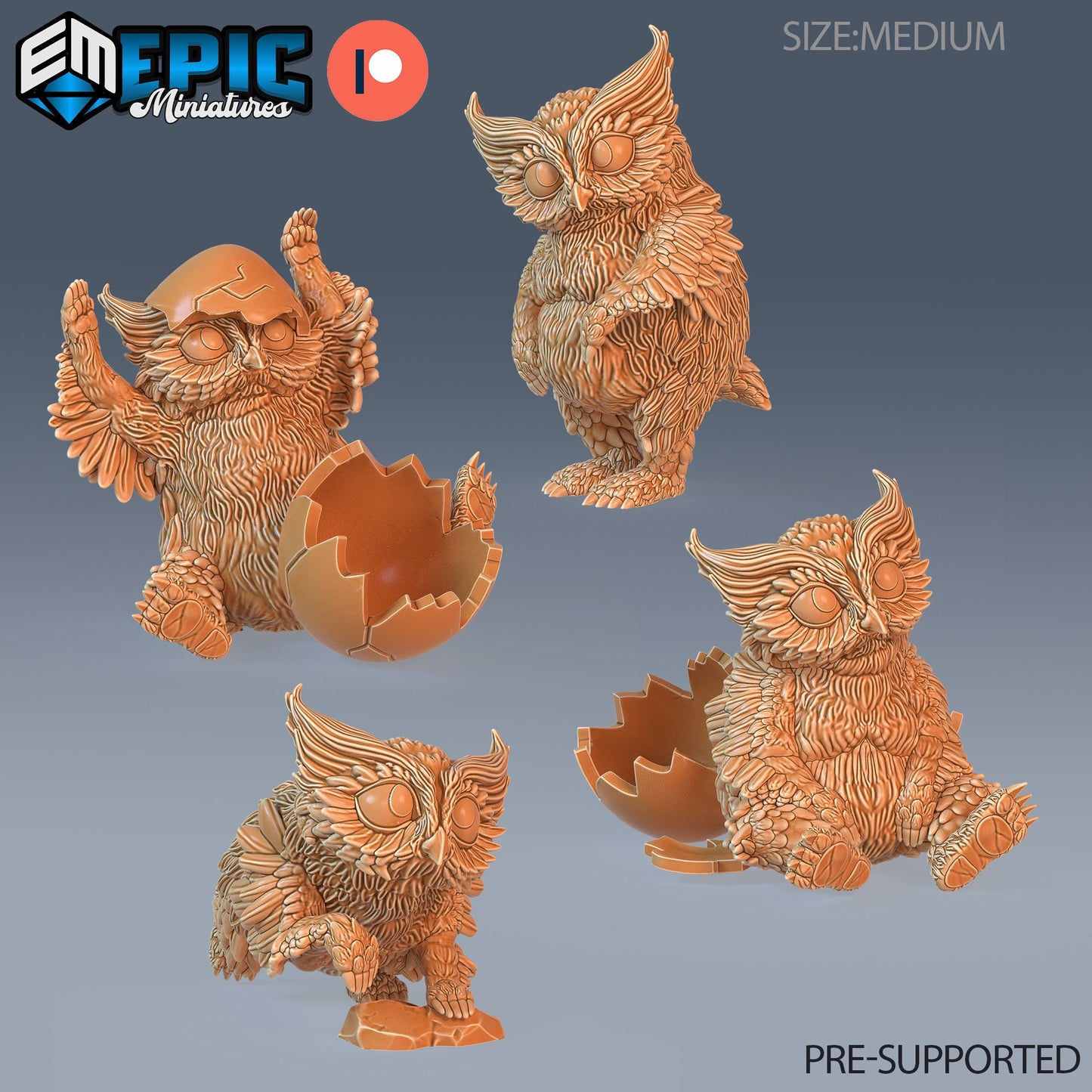Owlbear Baby - Epic Miniatures | #59 Forest of Wonders