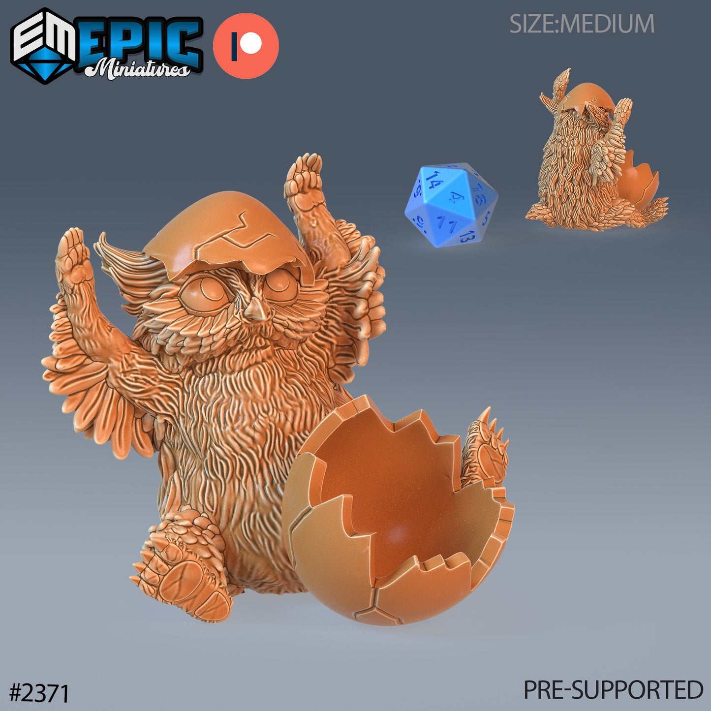 Owlbear Baby - Epic Miniatures | #59 Forest of Wonders