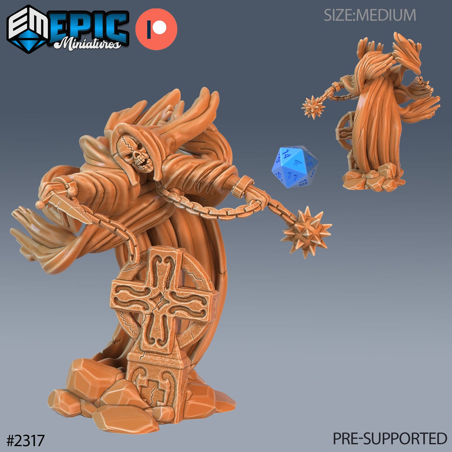 Graveyard Ghost Dagger - Epic Miniatures | #58 Tombs of Demise