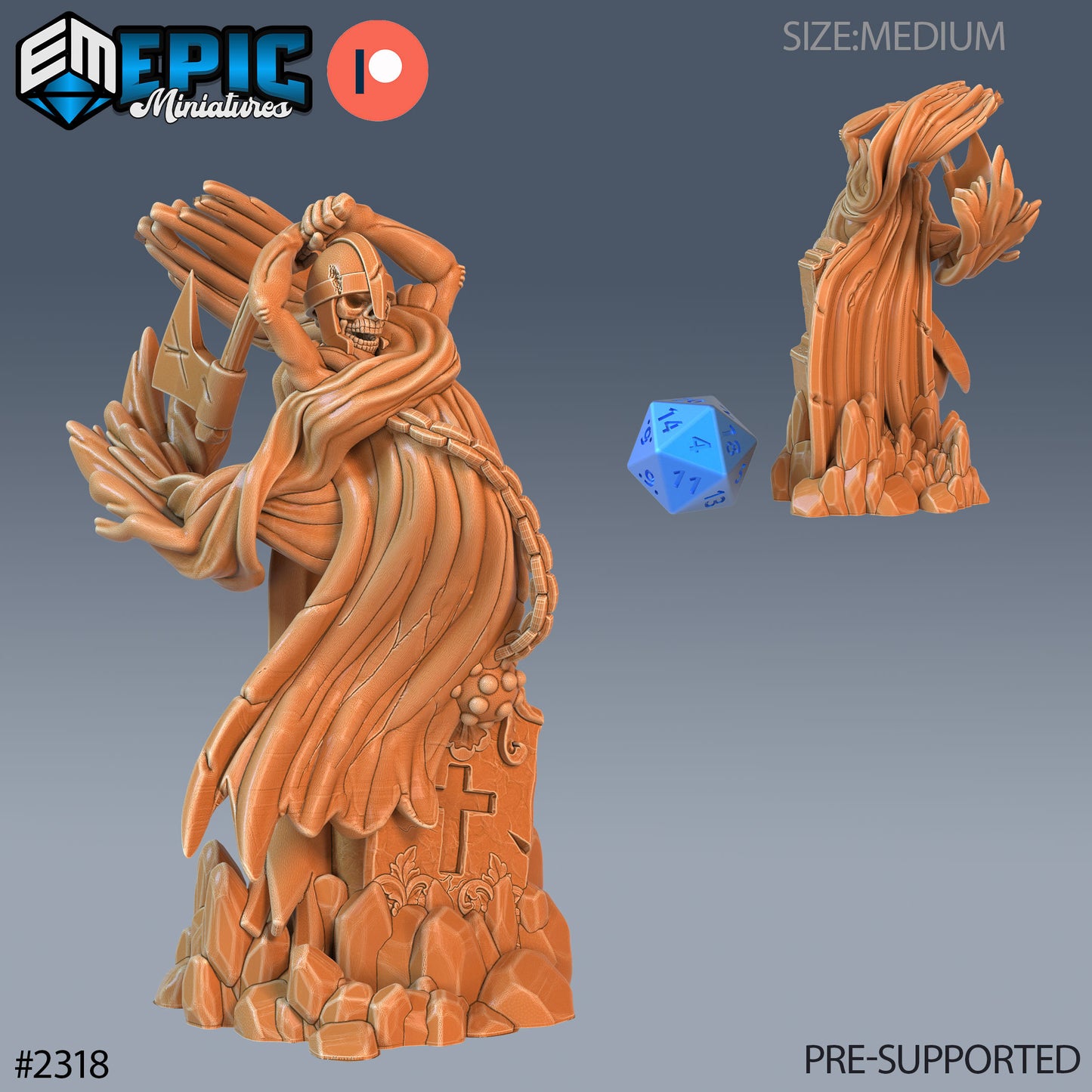 Graveyard Ghost Dagger - Epic Miniatures | #58 Tombs of Demise