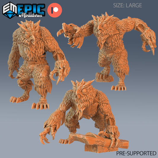 Zombie Owlbear - Epic Miniatures | #58 Tombs of Demise