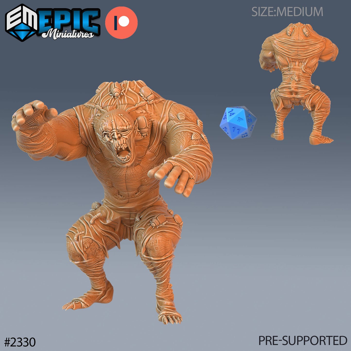 Hive Controlled Zombie - Epic Miniatures | #58 Tombs of Demise