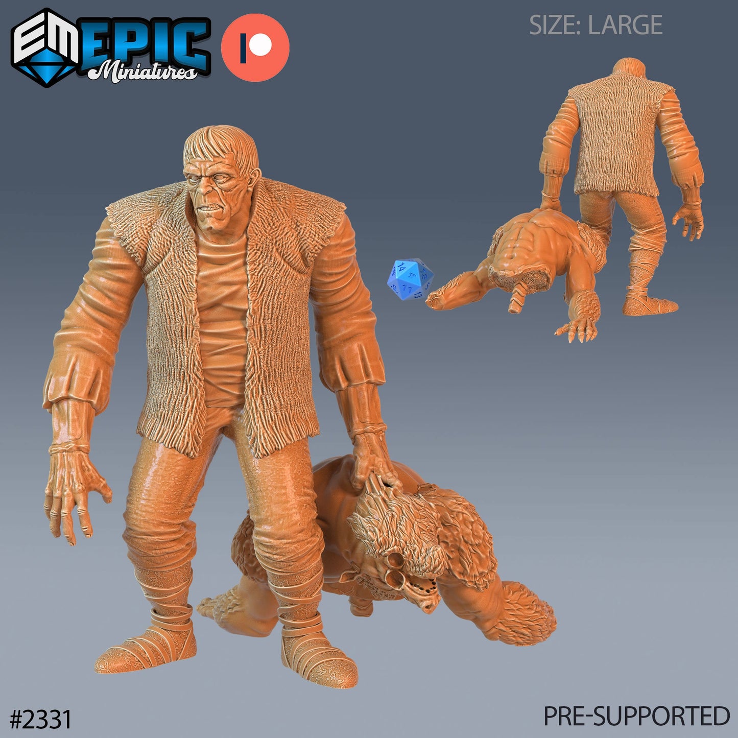 Frankenstein's Monster - Epic Miniatures | #58 Tombs of Demise