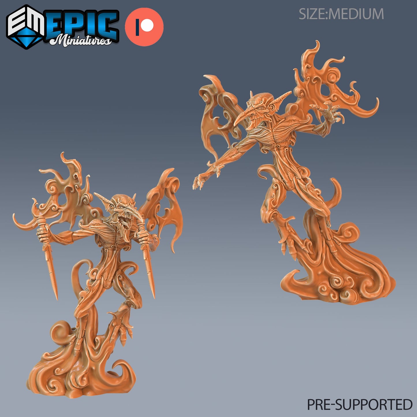 Smoke Mephit - Epic Miniatures | #57 Arcane Dungeon