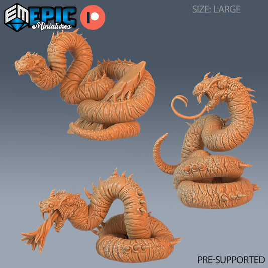 Giant Sand Snake - Epic Miniatures | #56 Oriental Dunes