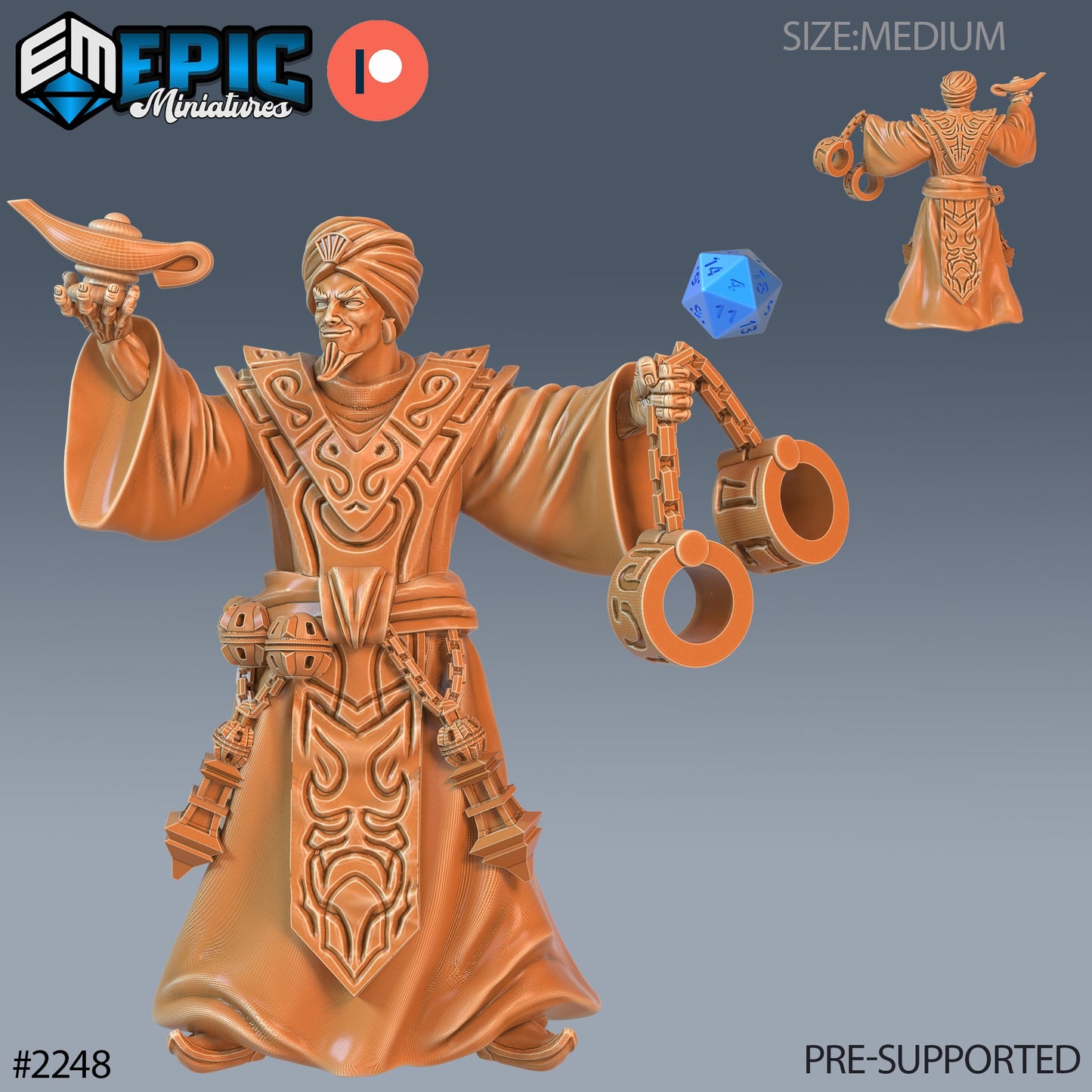 Djinni Hunter - Epic Miniatures | #56 Oriental Dunes