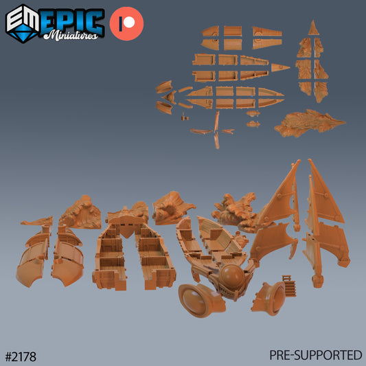Hammer Air Ship - Epic Miniatures | #55 Secret Minds