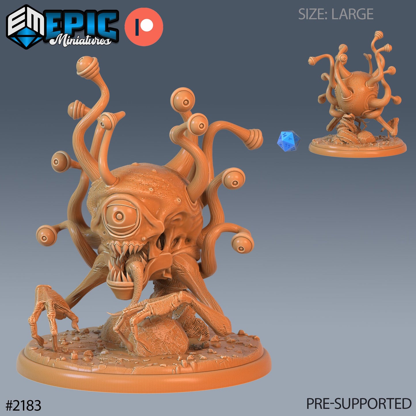 Ancient Eye Terror Series - Epic Miniatures | #55 Secret Minds