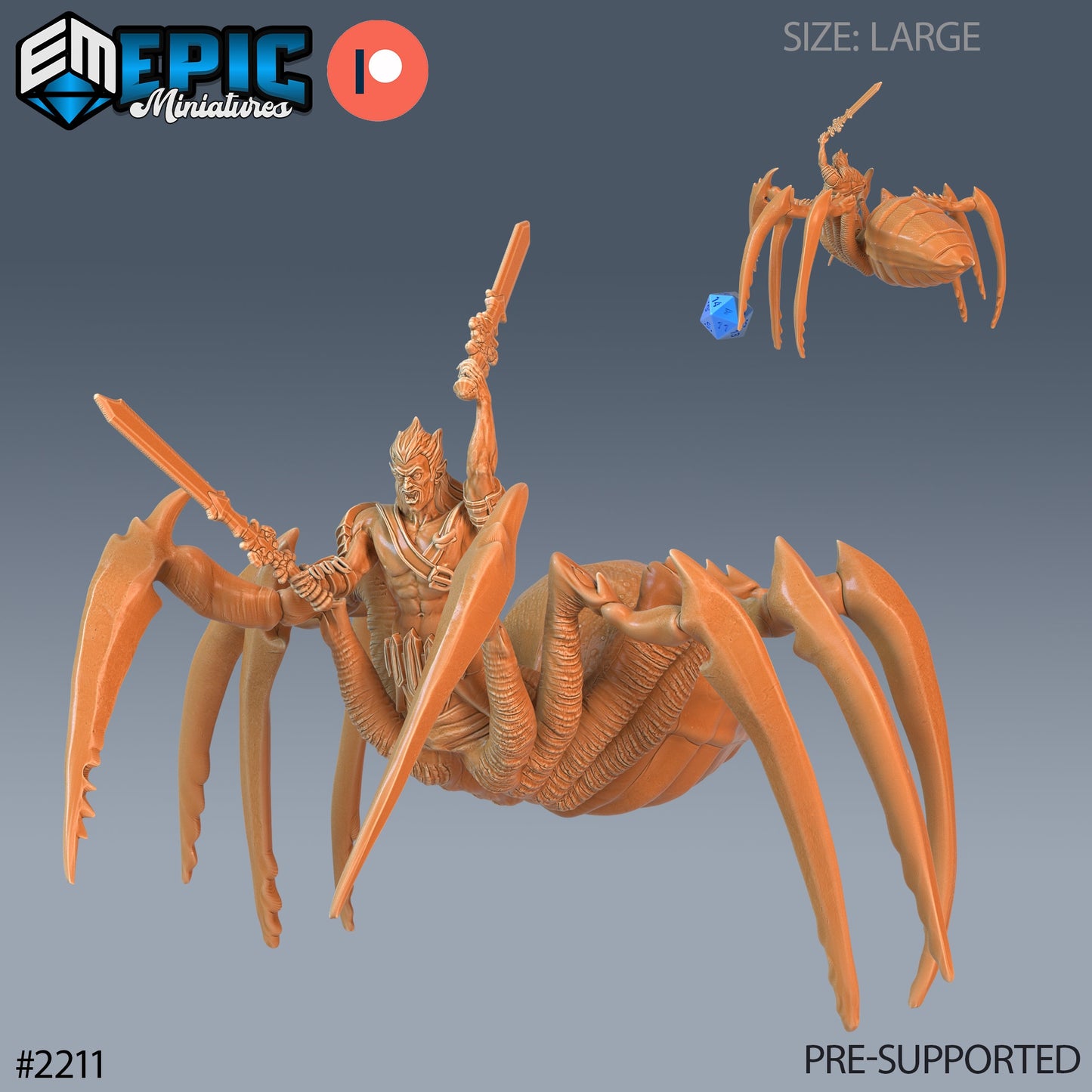 Dark Elf Spider - Epic Miniatures | #55 Secret Minds