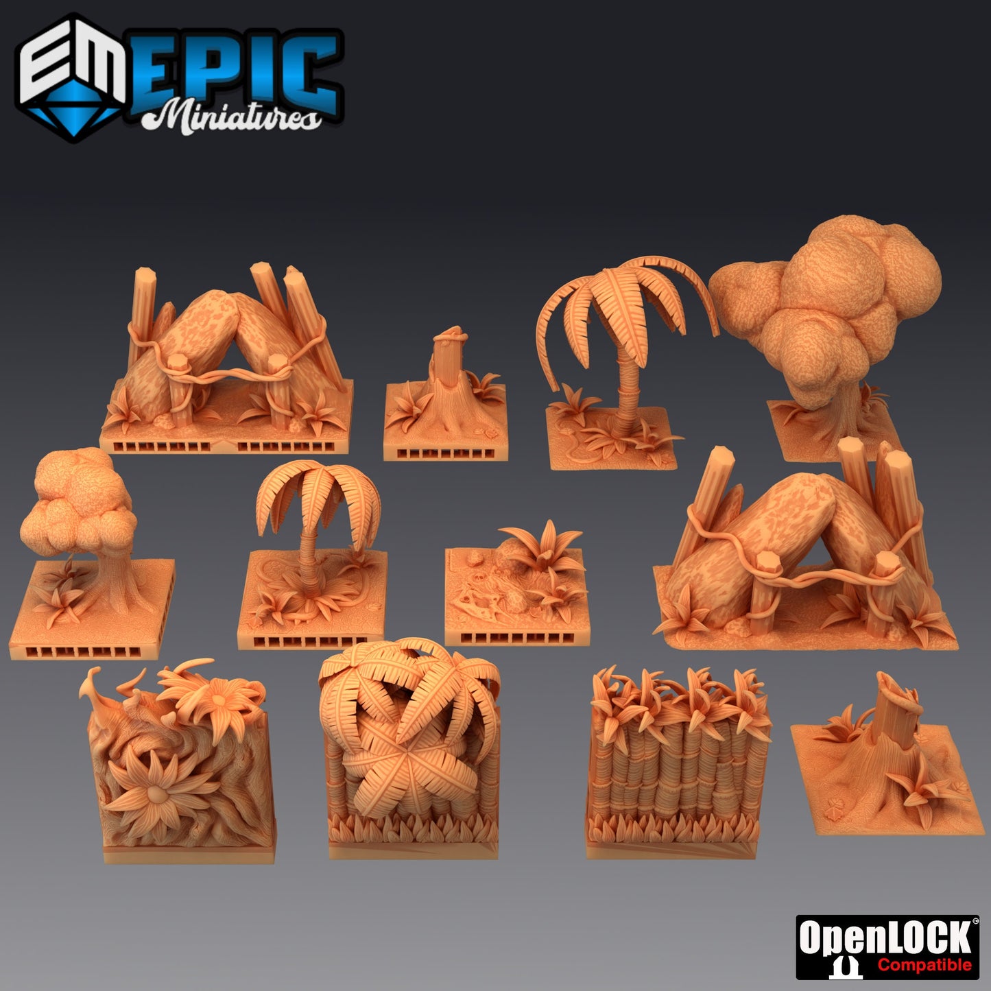 Jungle Tiles - Epic Miniatures | #54 Chaos Jungle