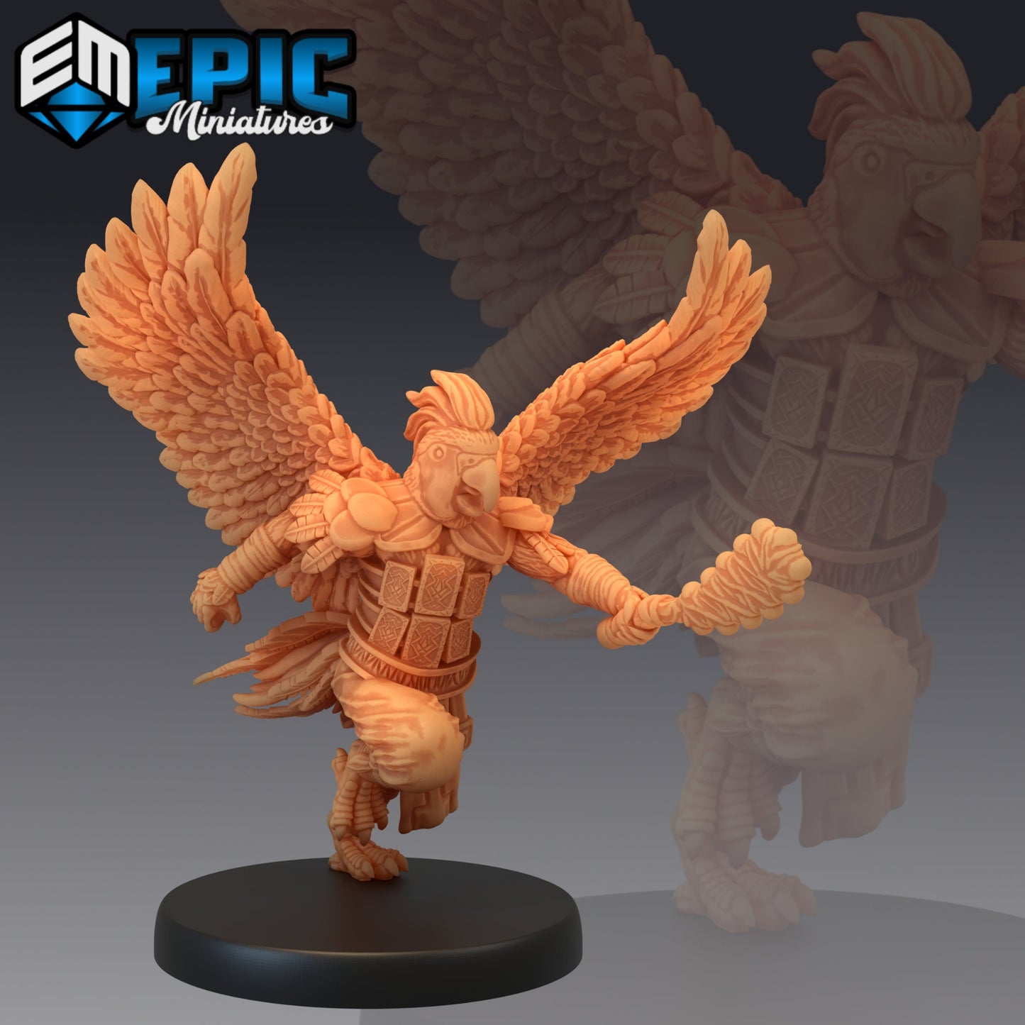 Parrot Folk Warrior - Epic Miniatures | #54 Chaos Jungle