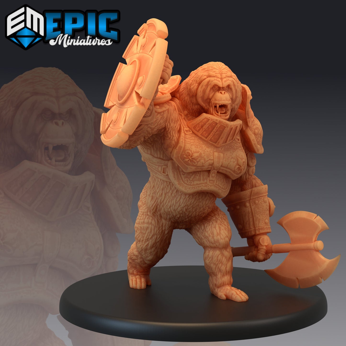 Orangutan Knight Series - Epic Miniatures | #54 Chaos Jungle