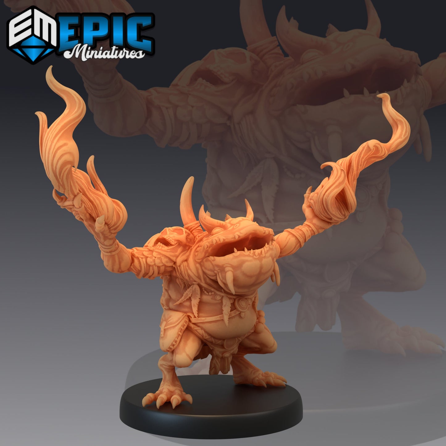Chaos Toad Shaman - Epic Miniatures | #54 Chaos Jungle