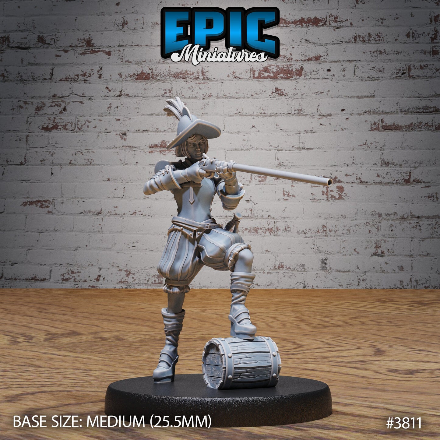 Young Conquistador Female - Epic Miniatures | #89 New World Conquest
