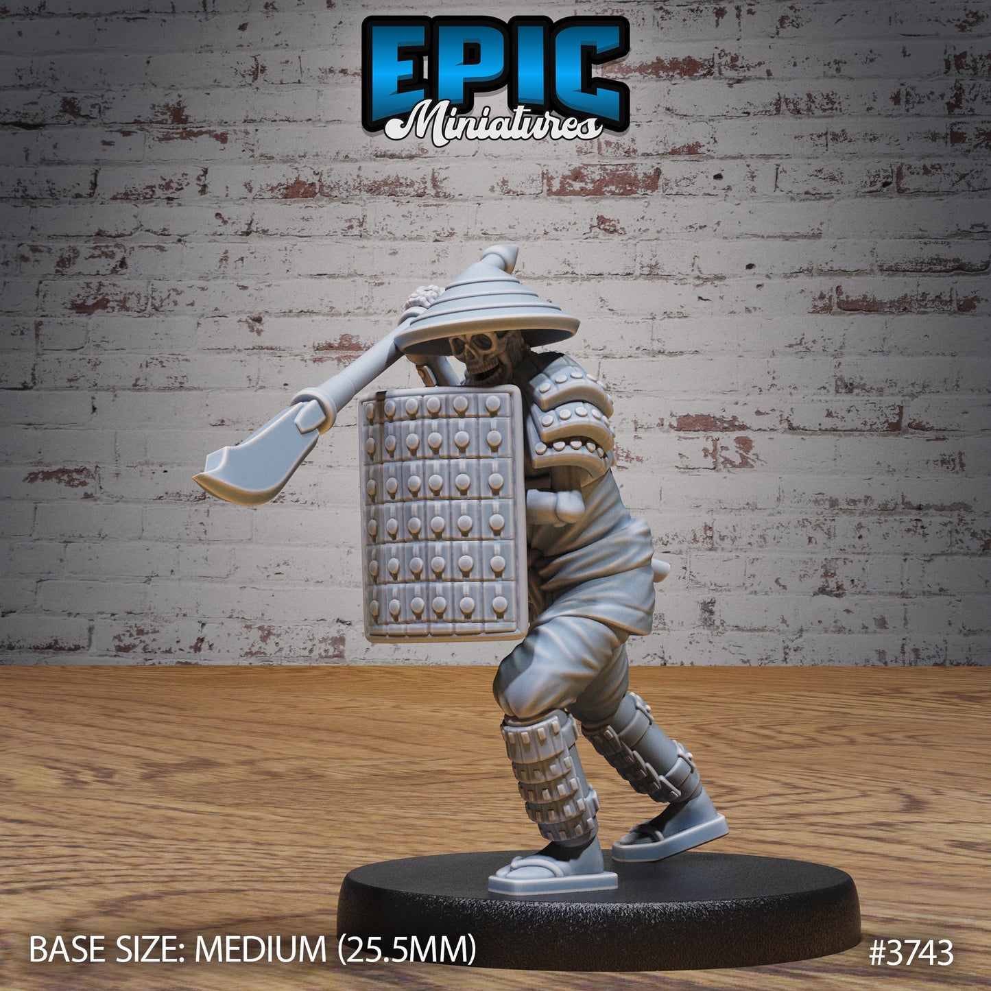Eastern Skeleton Army Necromancer - Epic Miniatures | #88 Oni Nightmare