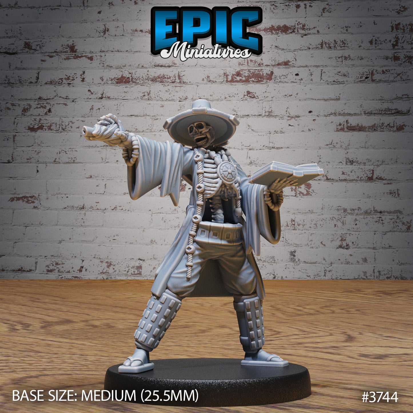 Eastern Skeleton Army Necromancer - Epic Miniatures | #88 Oni Nightmare