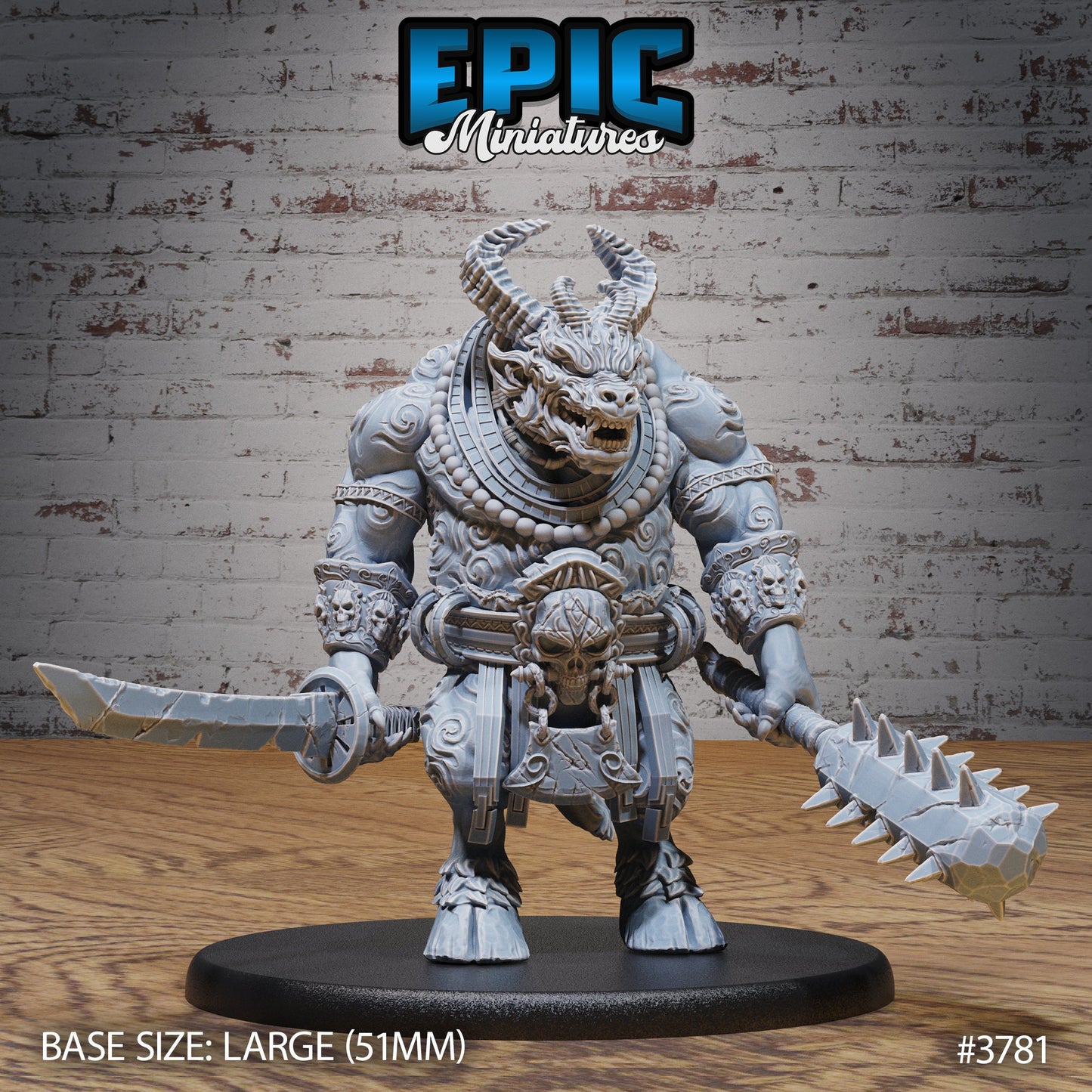 Onyx Statue Demon Series - Epic Miniatures | #88 Oni Nightmare