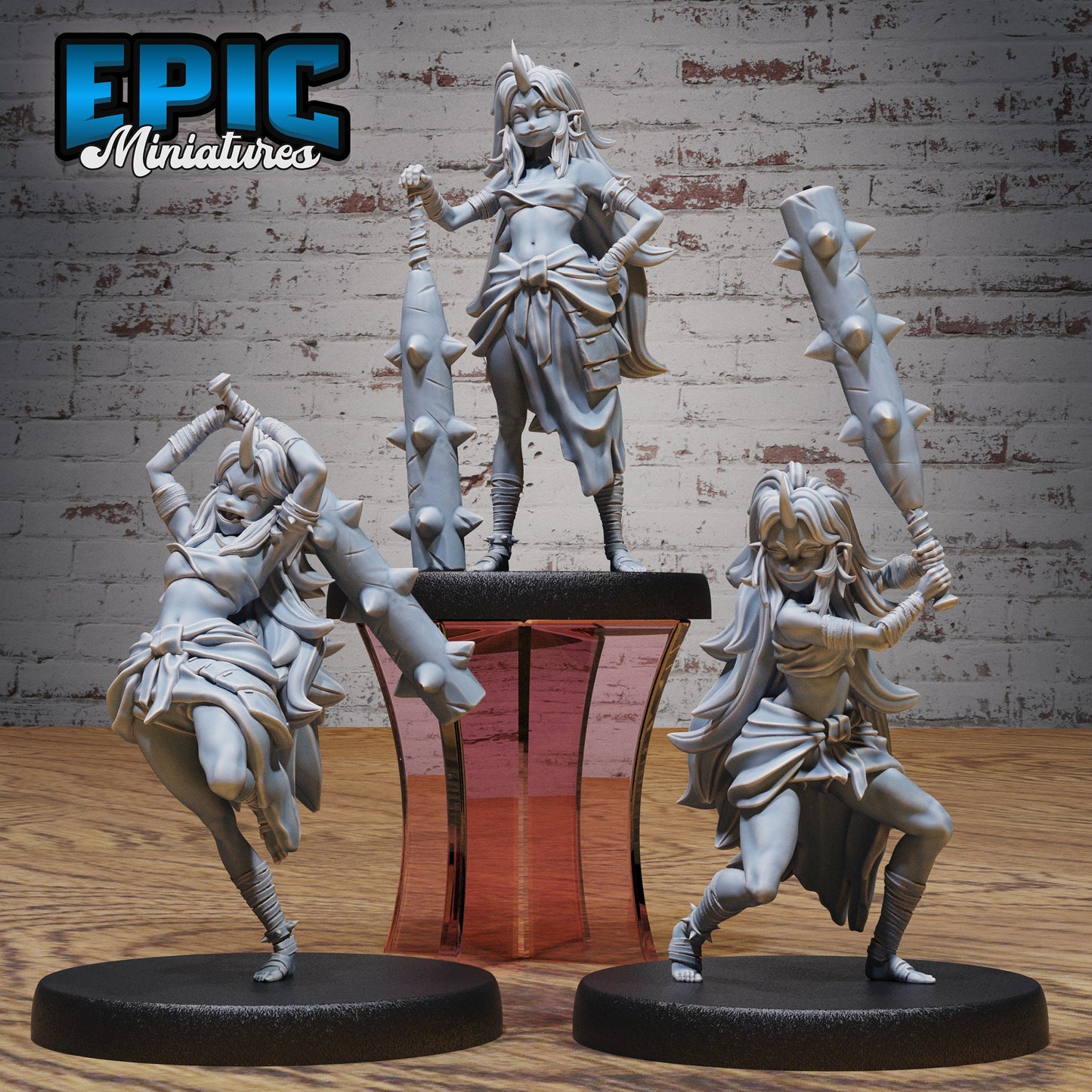 Blue Oni Girl Series - Epic Miniatures | #88 Oni Nightmare