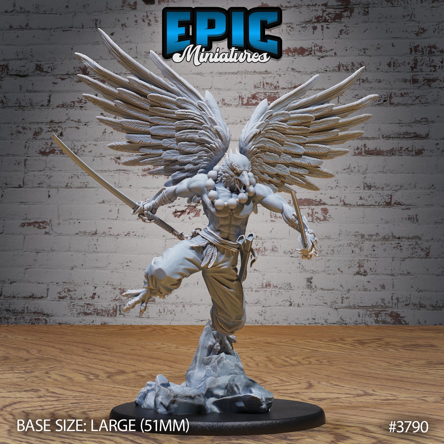 Tengu Bird Folk Lord Series - Epic Miniatures | #88 Oni Nightmare