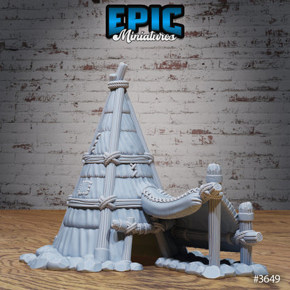 Bandit Camp Tents - Epic Miniatures | #86 Bandit Camp