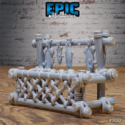 Bandit Camp Scatter - Epic Miniatures | #86 Bandit Camp