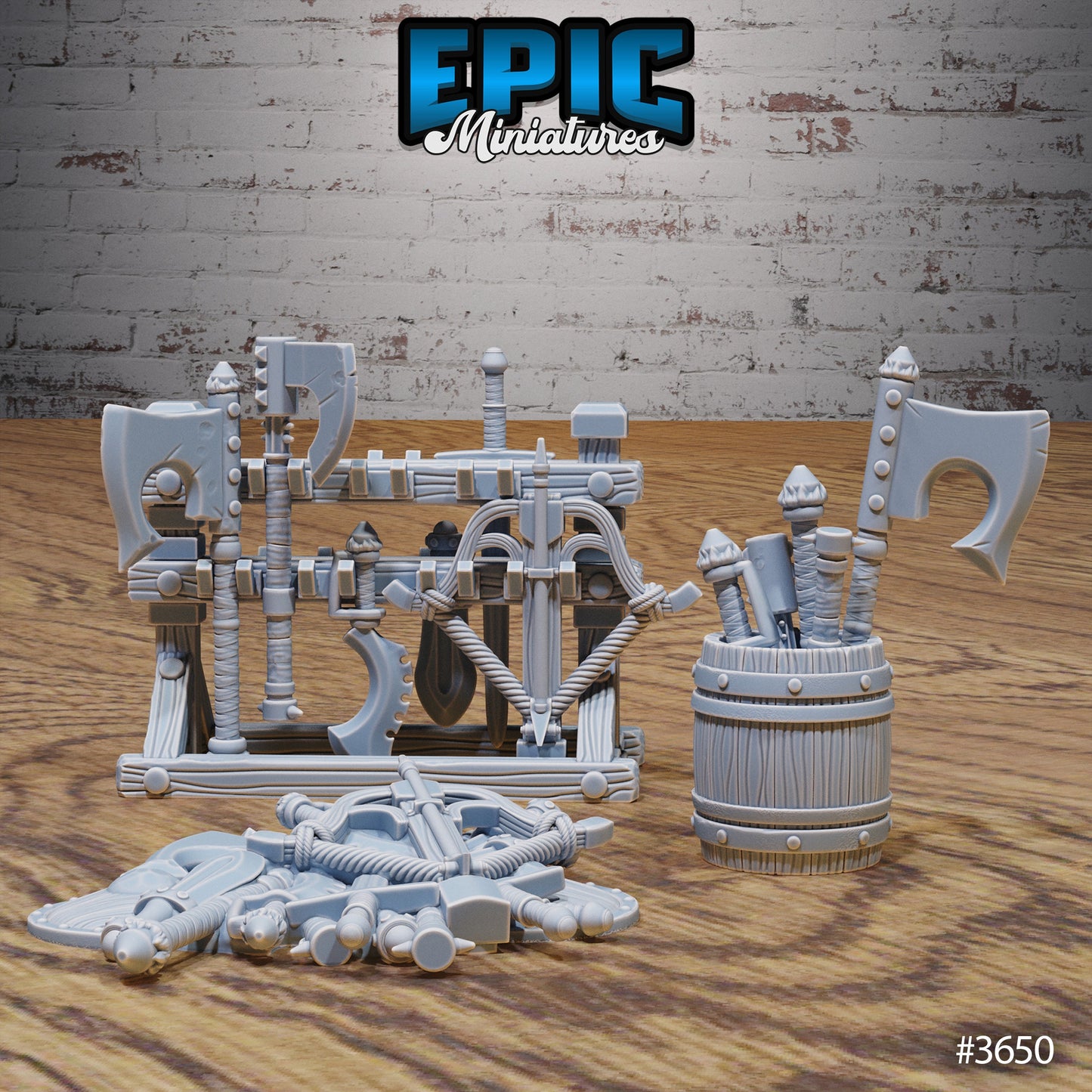 Bandit Camp Scatter - Epic Miniatures | #86 Bandit Camp