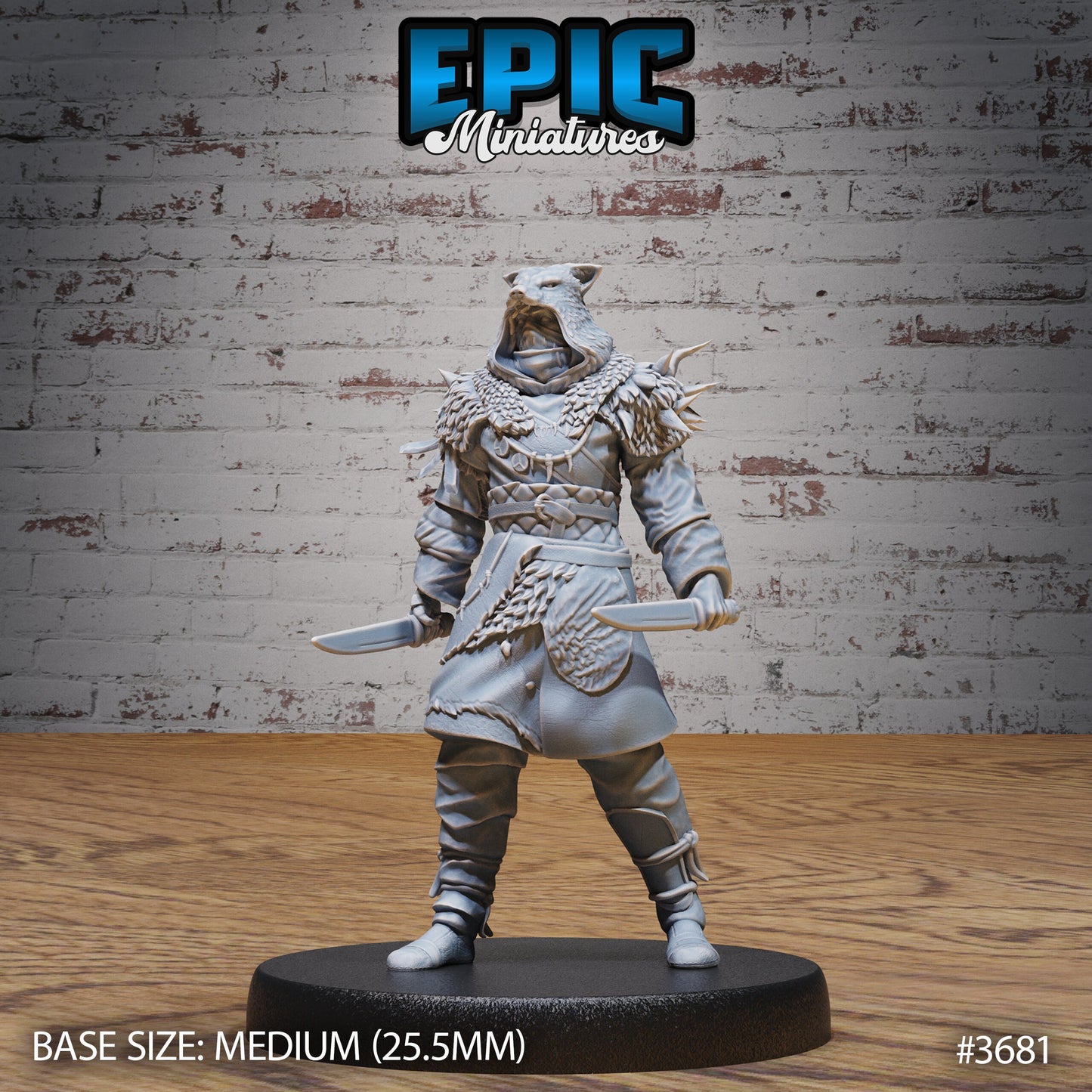 Mountain Wolf Bandit - Epic Miniatures | #86 Bandit Camp