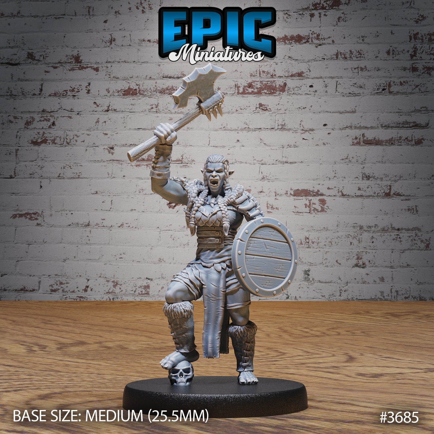 Half-Orc Marauder Female - Epic Miniatures | #86 Bandit Camp