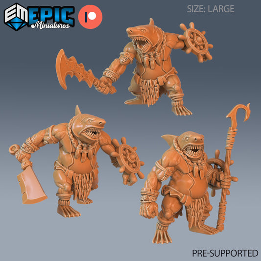 Shark Folk Brute - Epic Miniatures | #70 Aquatic Journey