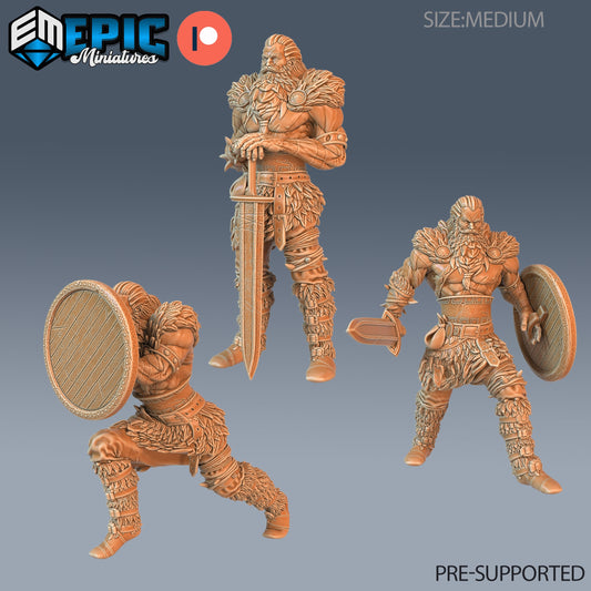 Barbarian Viking Warrior - Epic Miniatures | #69 Viking Age