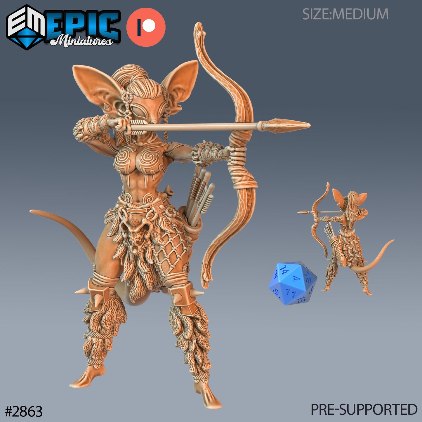 Mice Folk Viking Female - Epic Miniatures | #69 Viking Age