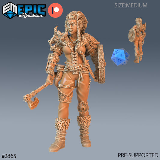 Viking Shieldnaiden - Epic Miniatures | #69 Viking Age