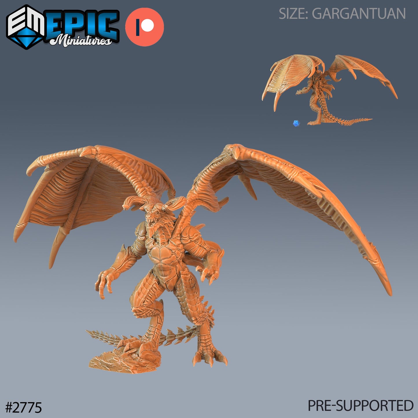 Terror Dragon - Epic Miniatures | #68 Reptiles of War