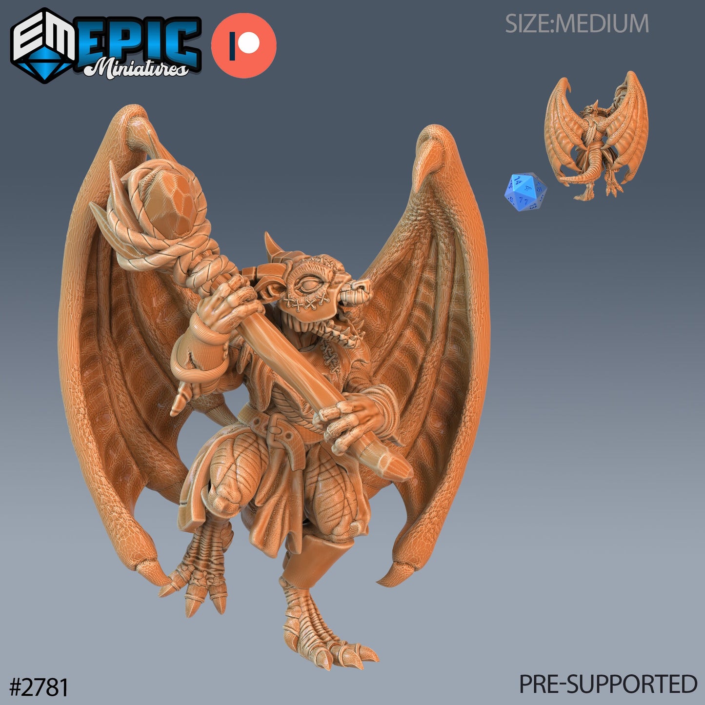 Winged Kobold Tribe - Epic Miniatures | #68 Reptiles of War