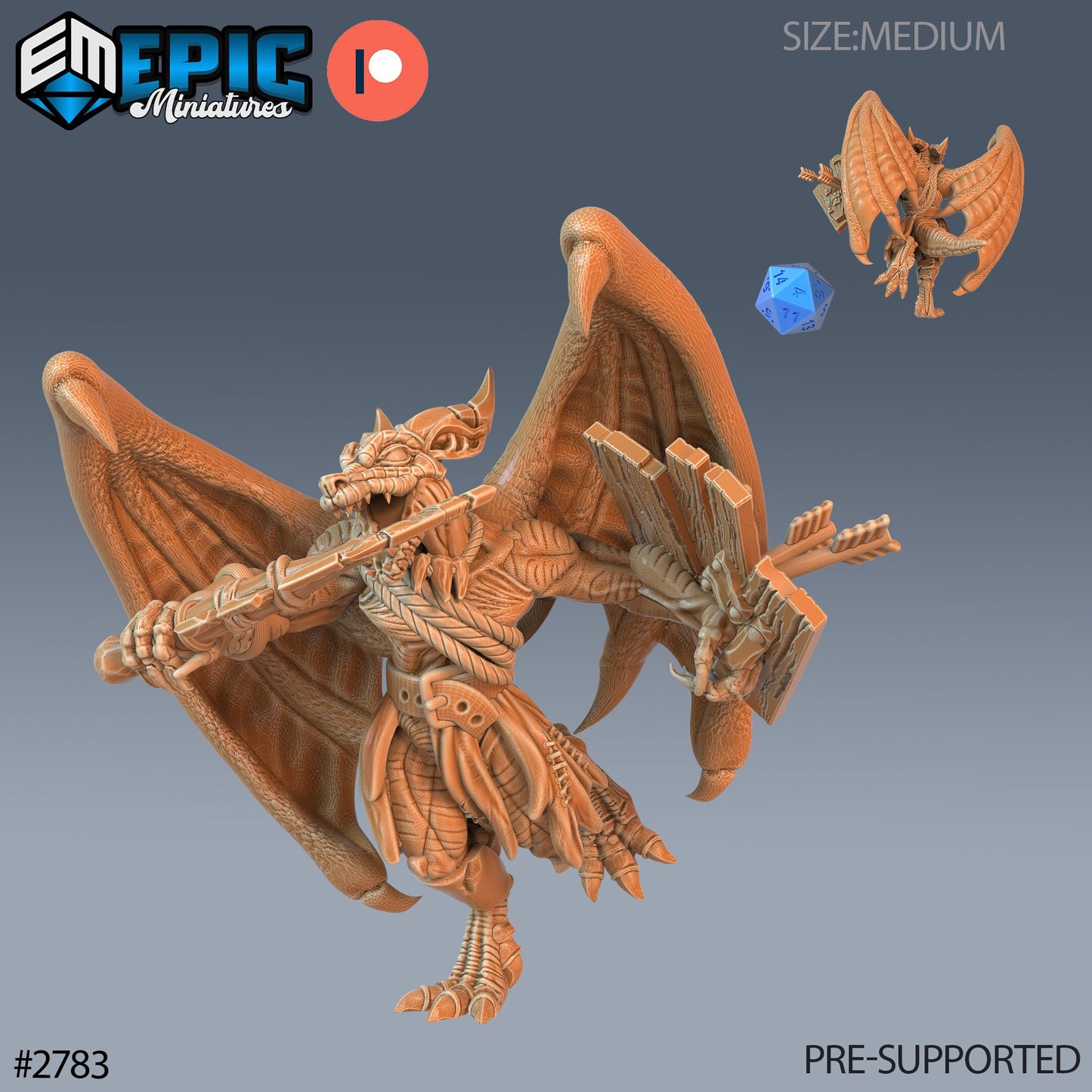 Winged Kobold Tribe - Epic Miniatures | #68 Reptiles of War