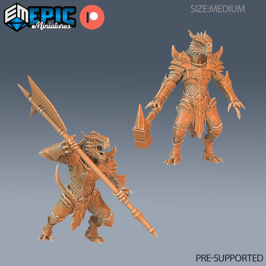 Dragonborn Warrior - Epic Miniatures | #68 Reptiles of War