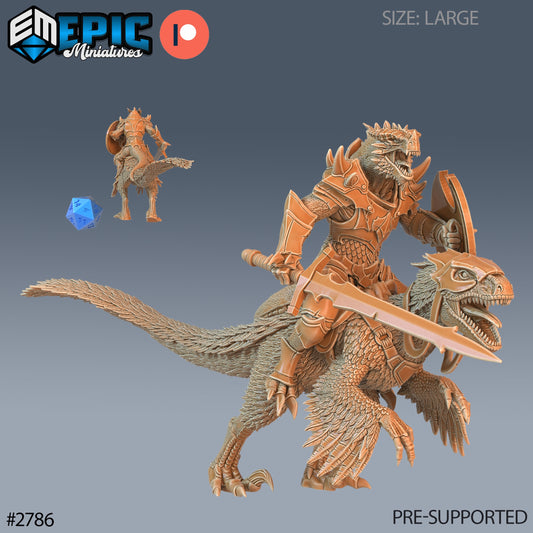 Dragonborn Raptor - Epic Miniatures | #68 Reptiles of War