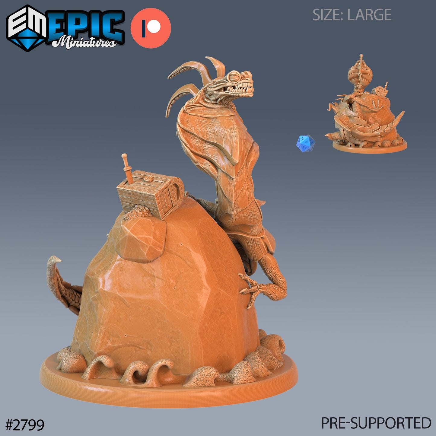 Cobra Lizard - Epic Miniatures | #68 Reptiles of War