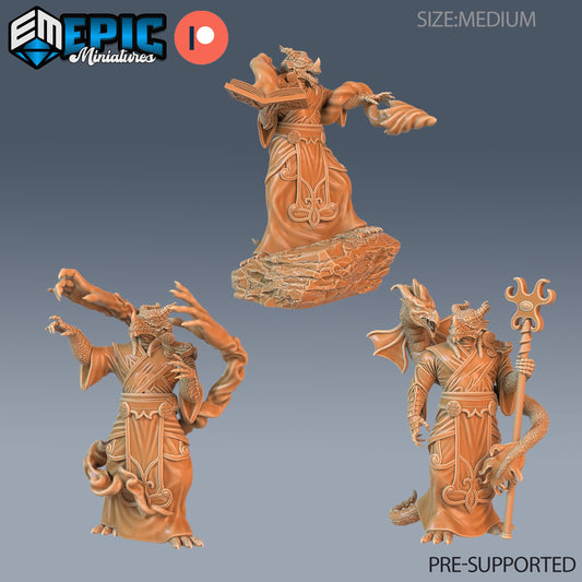 Dragonborn Priest - Epic Miniatures | #68 Reptiles of War