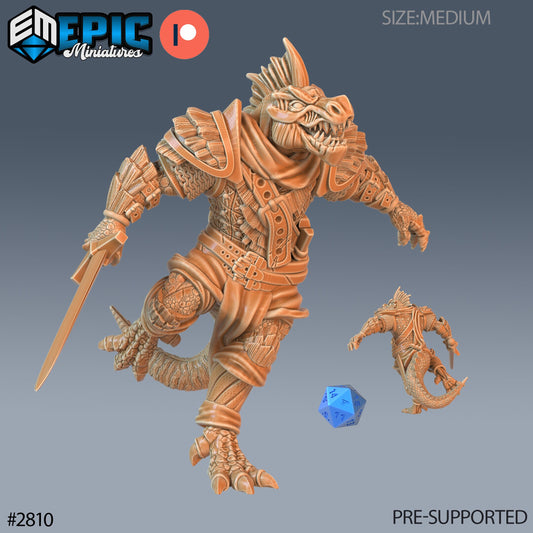 Lizardman Tribe - Epic Miniatures | #68 Reptiles of War